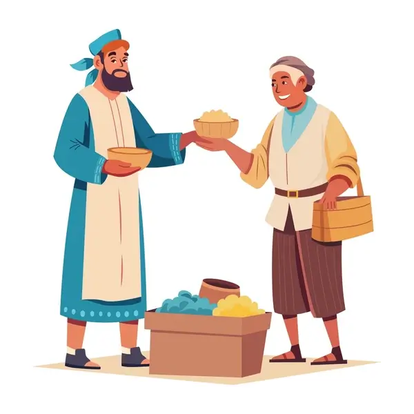 masalah sistem barter diselesaikan dengan syiling emas