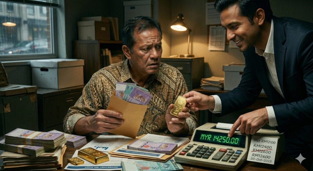 Skim Cepat Kaya Emas: 5 Tanda Anda Ditipu 3 The Selling Price of the Gold is Far Higher Than the Market Rate