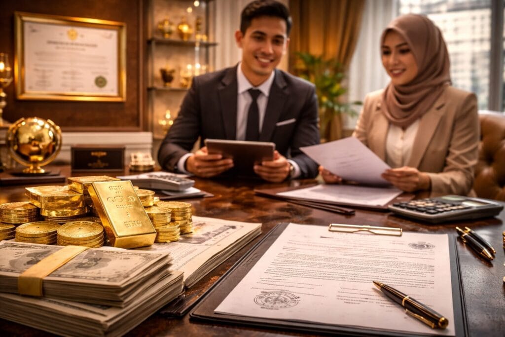 Pendedahan Taktik Scammer Emas di Malaysia 2 Tactic 2 Creating False Confidence with Offices Official Documents