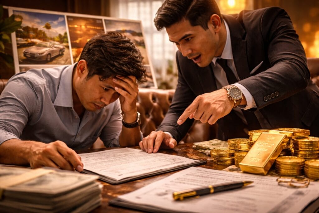 Pendedahan Taktik Scammer Emas di Malaysia 3 Tactic 3 Psychological Games and High Pressure Sales