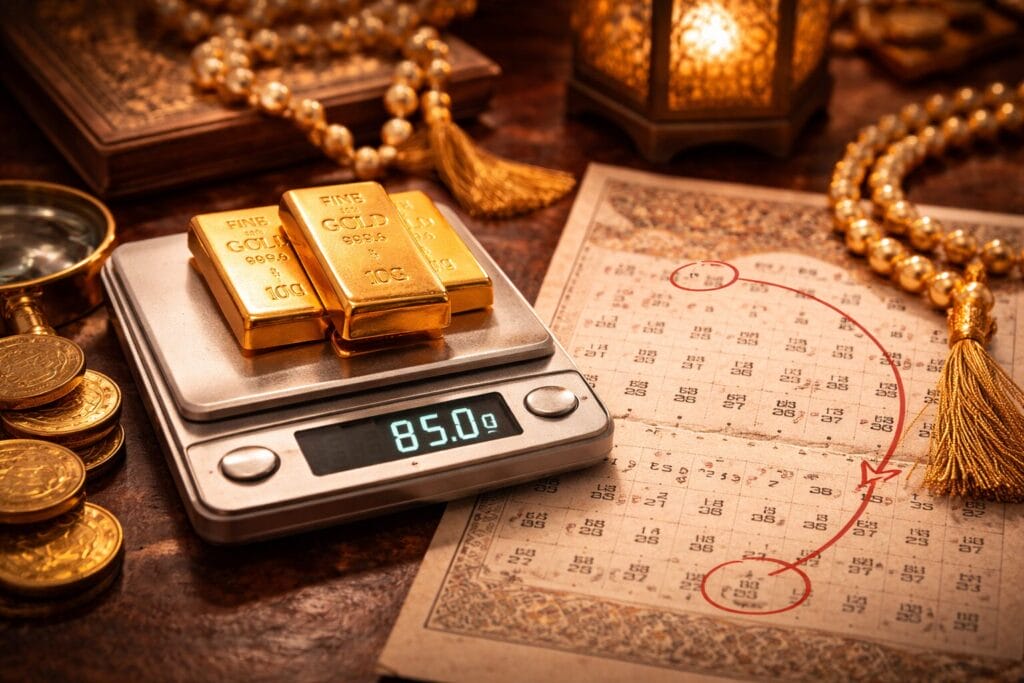 Panduan Zakat Emas Simpanan dan Perhiasan 2025 1 The 2 Main Conditions for Gold Zakat (Zakat Emas) Nisab and Hawl