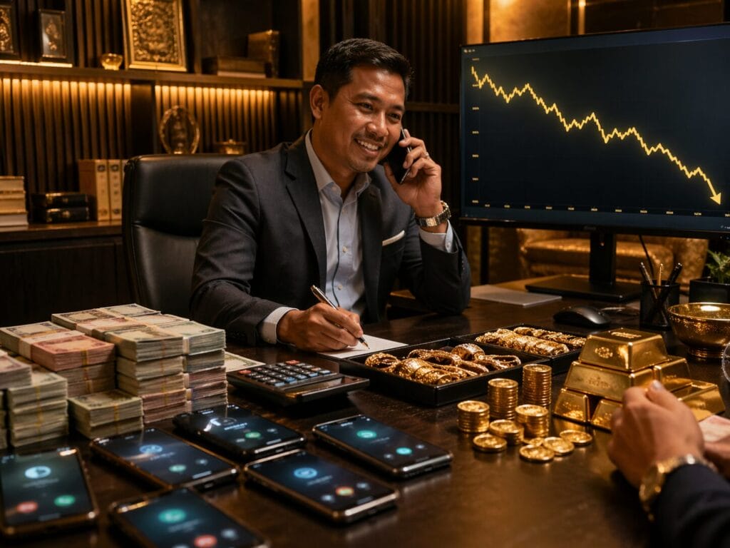 Rahsia Agent Emas: Untung Berganda Walau Harga Menjunam 3 The Magic Strategy How You Profit When the Price of Gold FALLS