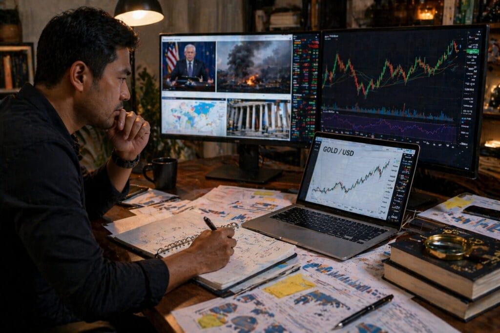 5 Ciri Pelabur Emas Aktif yang Selalu Untung 2 Trait 2 You Enjoy Studying the Market and Economic News