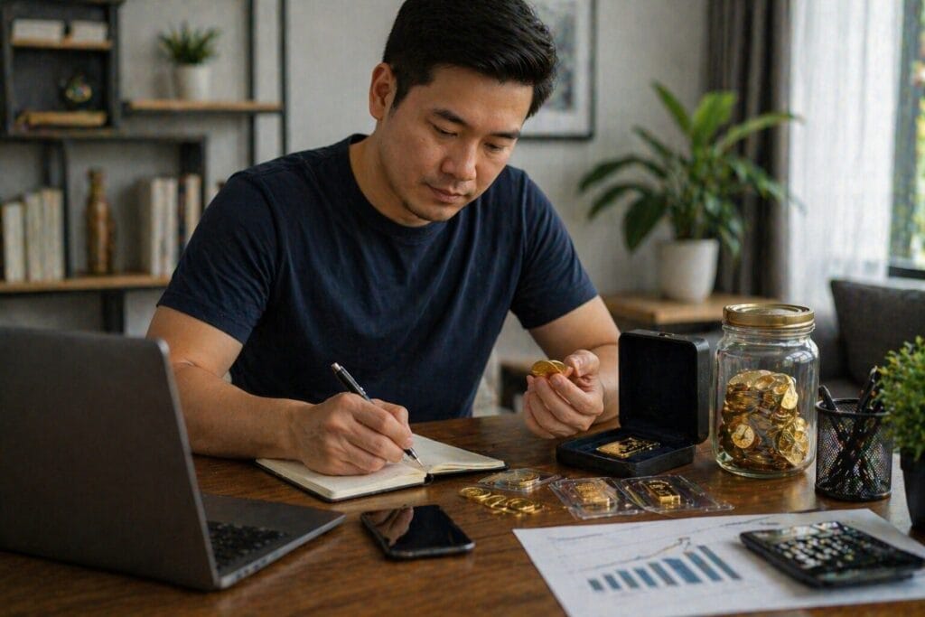 5 Signs You’re Smart at Saving Gold 3 Your Philosophy is Surplus Money Saving Gold (simpan emas) Comes First