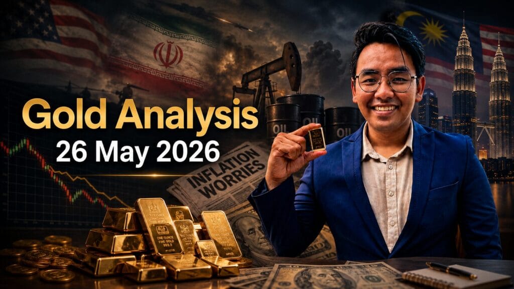 Gold Analysis Today by Sifu Gold: 26 May 2026 — US Strikes On Iran Pushed Oil Higher And Inflation Worries Pressured Gold 22 Gold Analysis Today by Sifu Gold 26 May 2026 — US Strikes On Iran Pushed Oil Higher And Inflation Worries Pressured Gold