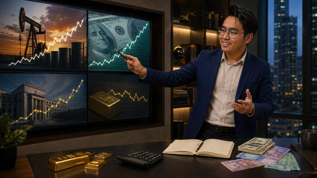 Analisis Emas Hari Ini oleh Sifu Gold: 22 Mei 2026 — Minyak Bangkit Lagi, Dollar Kukuh Dan Emas Masih Sukar Bina Momentum 2 Kenapa Emas Bergerak Macam Ini