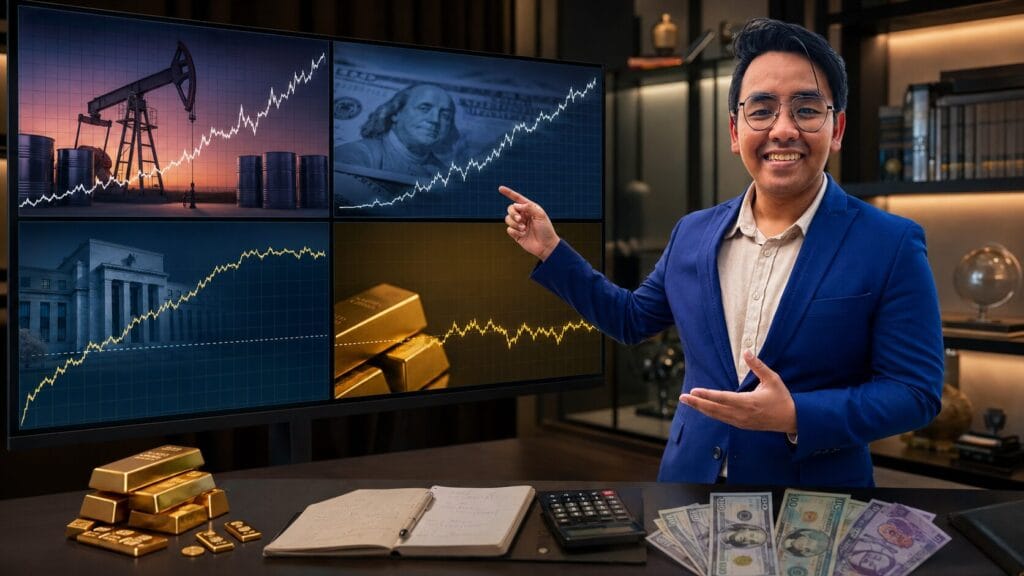 Analisis Emas Hari Ini oleh Sifu Gold: 23 Mei 2026 — Minyak Masih Tinggi, Dollar Teguh Dan Emas Tutup Minggu Tanpa Momentum Yang Betul-Betul Meyakinkan 2 Kenapa Emas Bergerak Macam Ini 23 May 2026 3