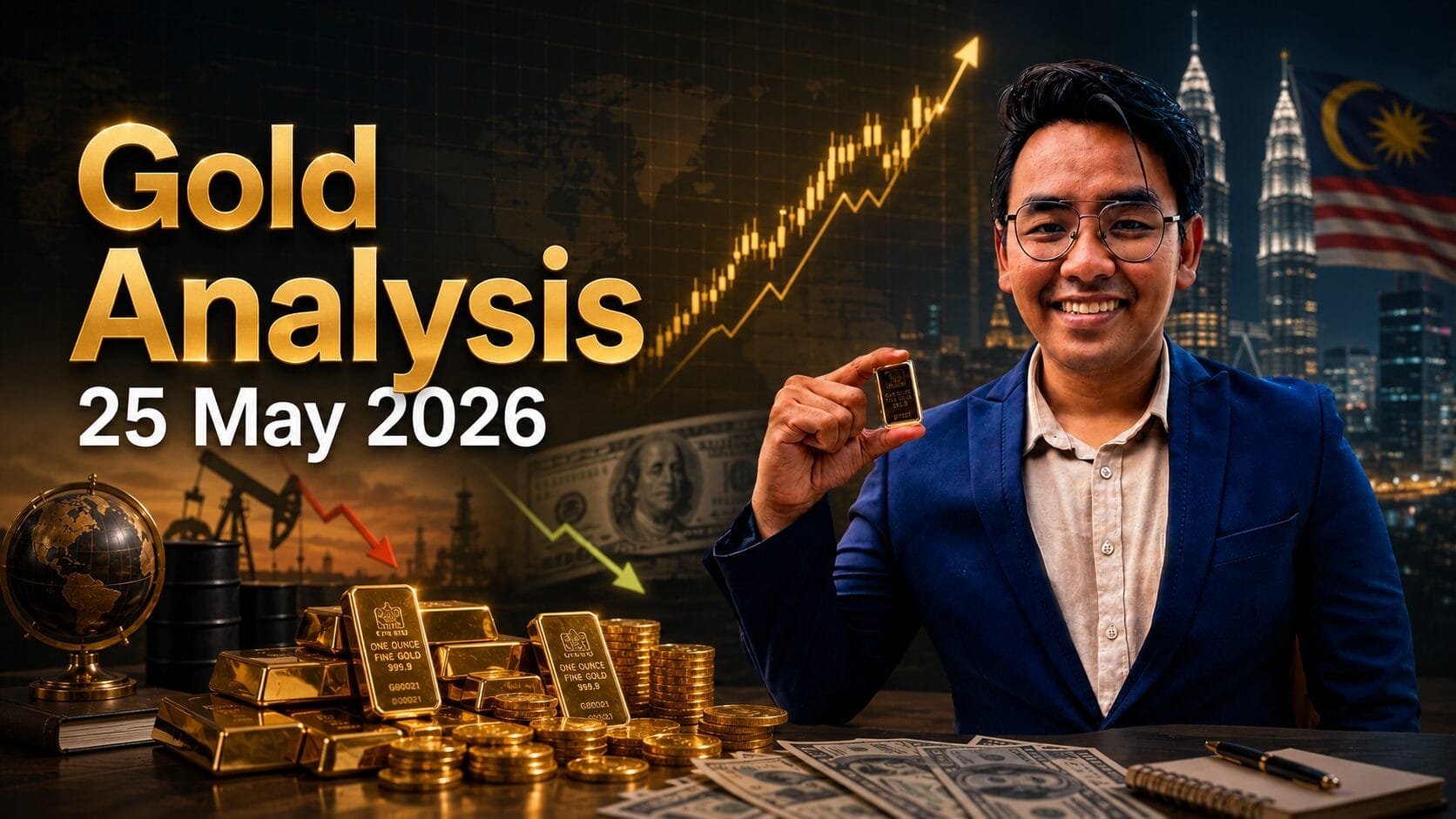 Featured image BM untuk artikel Analisis Emas 25 Mei 2026 oleh Sifu Gold