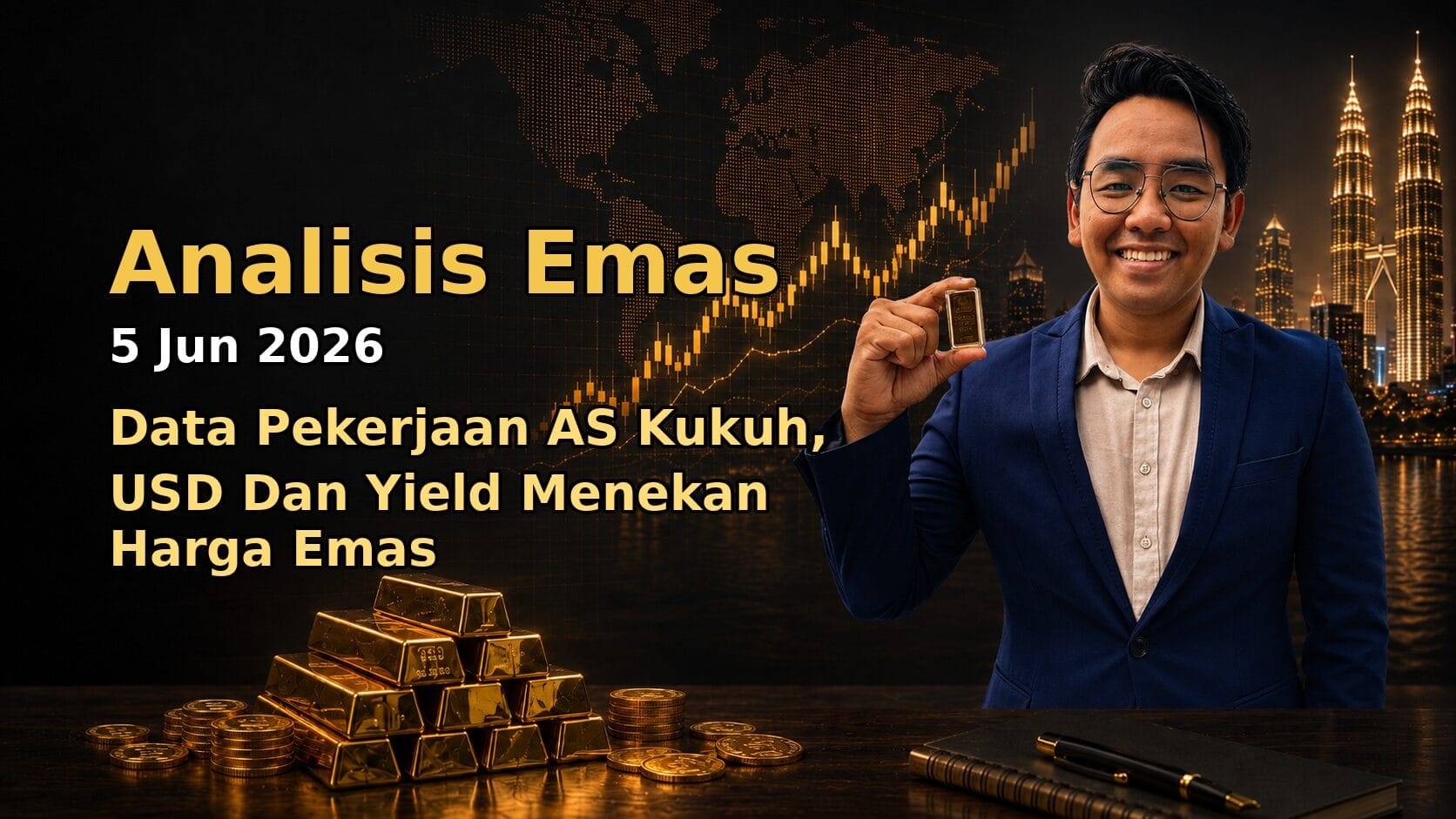 Sifu Gold - Portal Emas Untuk Pelabur Bijak 17 Featured image Analisis Emas Hari Ini oleh Sifu Gold untuk market 5 Jun 2026.