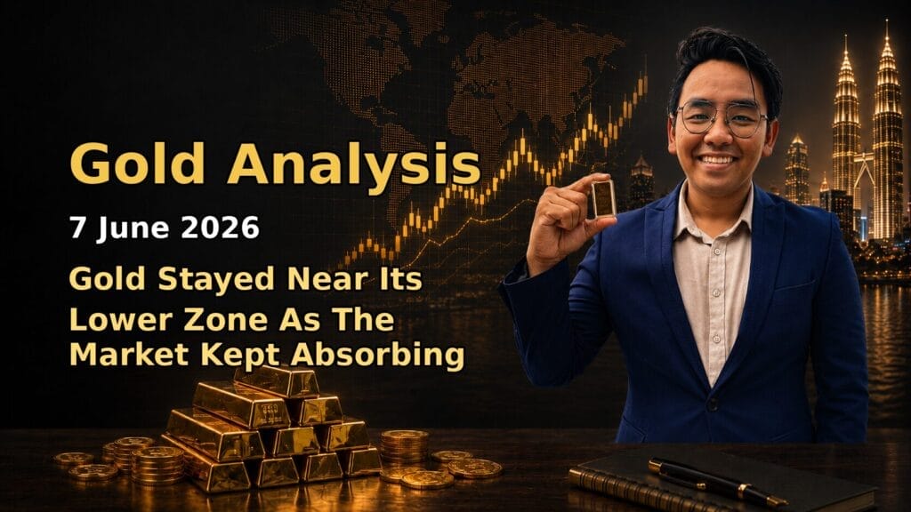 Gold Analysis Today by Sifu Gold: 7 June 2026 — Gold Stayed Near Its Lower Zone As The Market Kept Absorbing Earlier Strong US Jobs Data 10 Featured image Gold Analysis Today by Sifu Gold for the 7 June 2026 market date.
