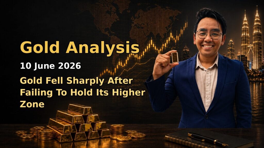 Gold Analysis Today by Sifu Gold: 10 June 2026 — Gold Fell Sharply After Failing To Hold Its Higher Zone 7 Featured image Gold Analysis Today by Sifu Gold for the 10 June 2026 market date.