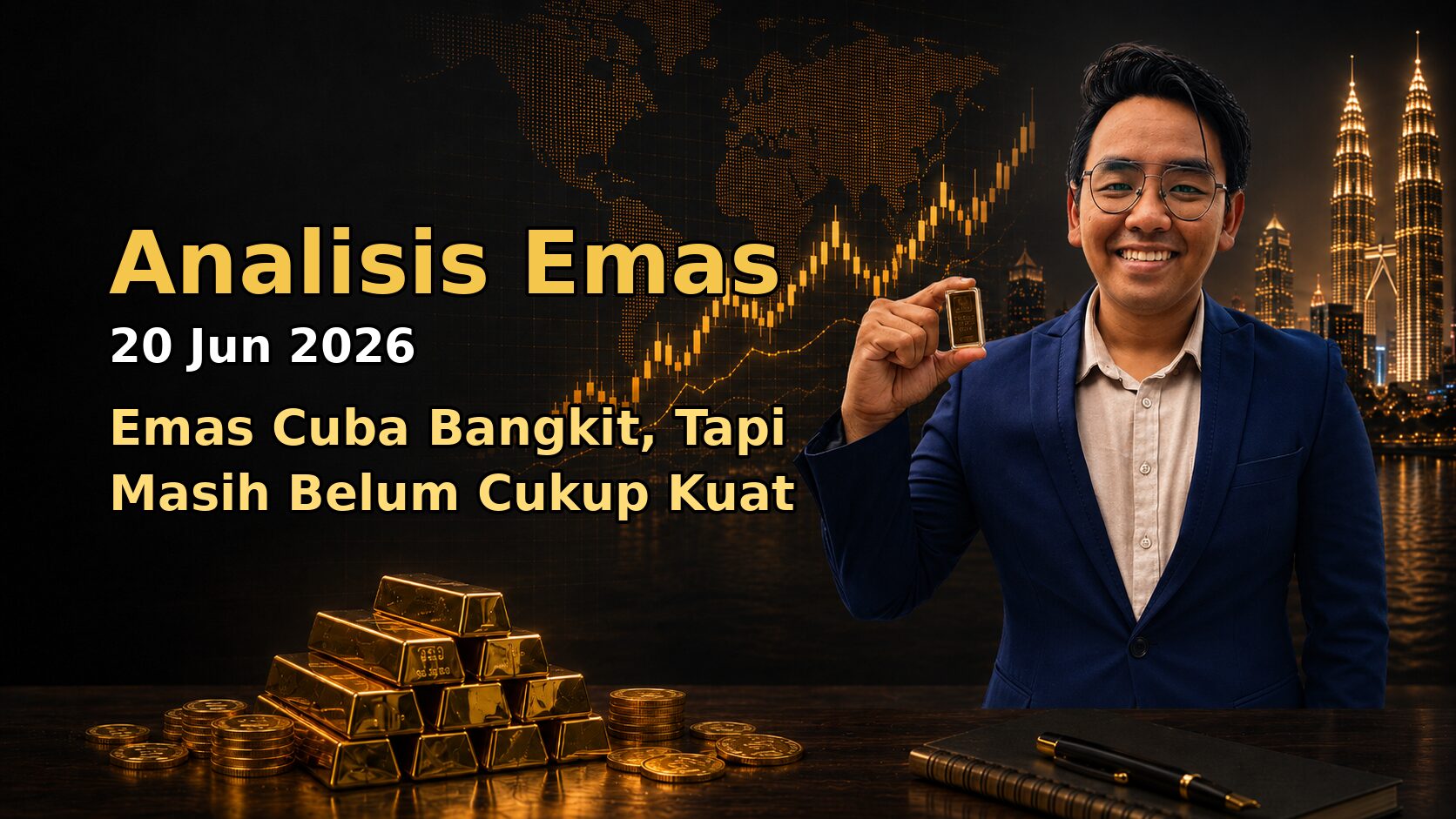 Sifu Gold - Portal Emas Untuk Pelabur Bijak 16 Featured image Analisis Emas Hari Ini oleh Sifu Gold untuk market 20 Jun 2026.