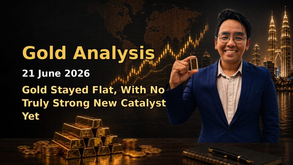 Gold Analysis Today by Sifu Gold: 21 June 2026 — Gold Stayed Flat, With No Truly Strong New Catalyst Yet 6 Featured image Gold Analysis Today by Sifu Gold for the 21 June 2026 market date.