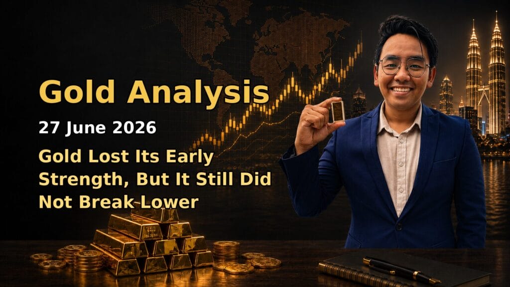 Featured image Gold Analysis Today by Sifu Gold for the 27 June 2026 market date.