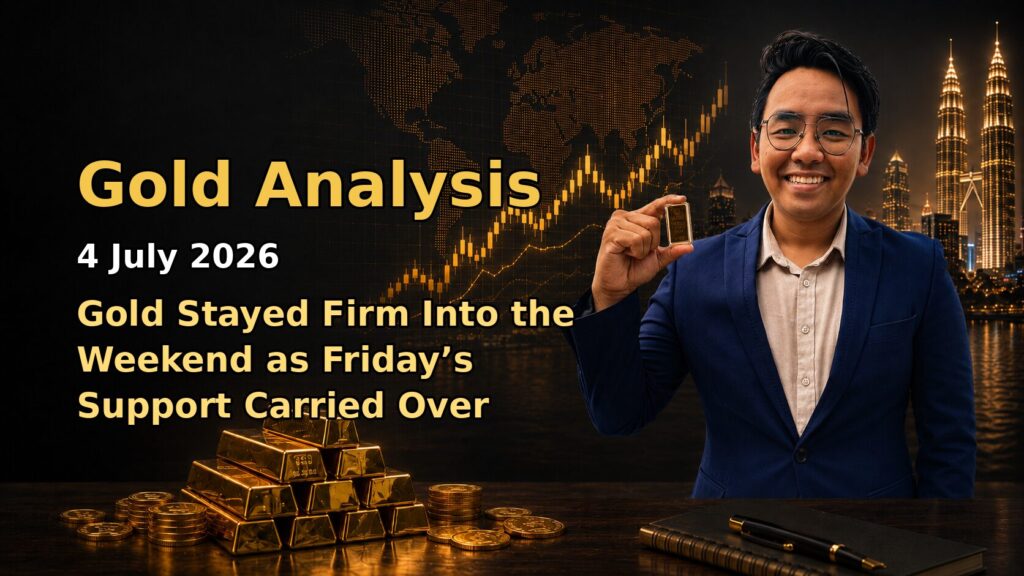 Featured image Gold Analysis Today by Sifu Gold for the 4 July 2026 market date.