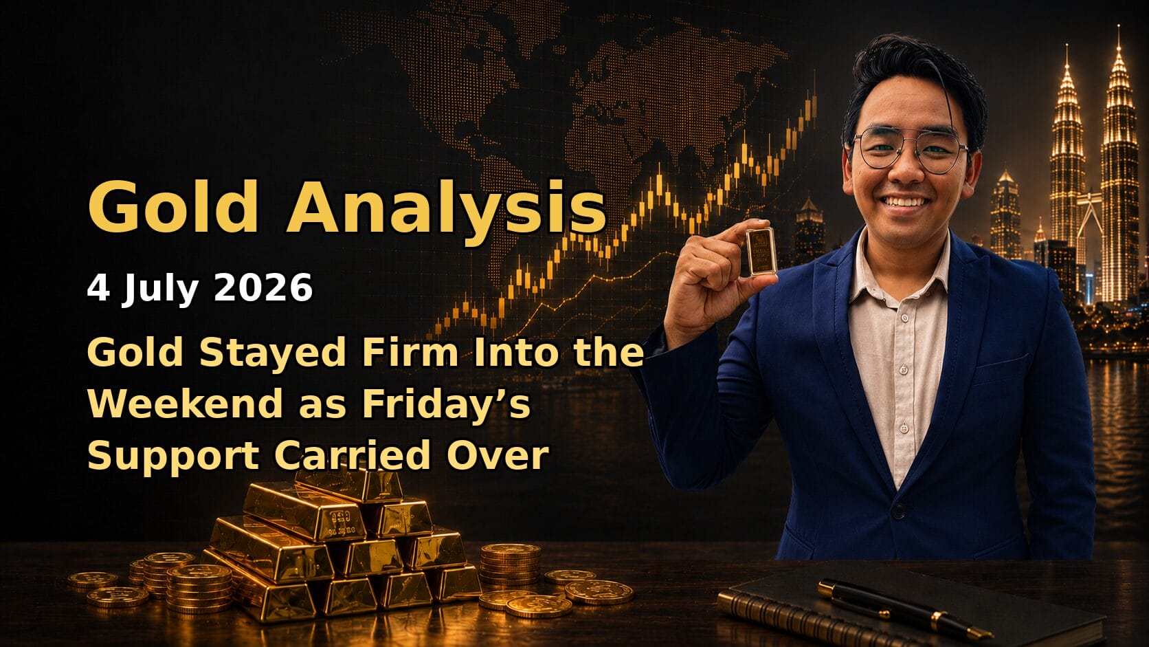 Featured image Gold Analysis Today by Sifu Gold for the 4 July 2026 market date.
