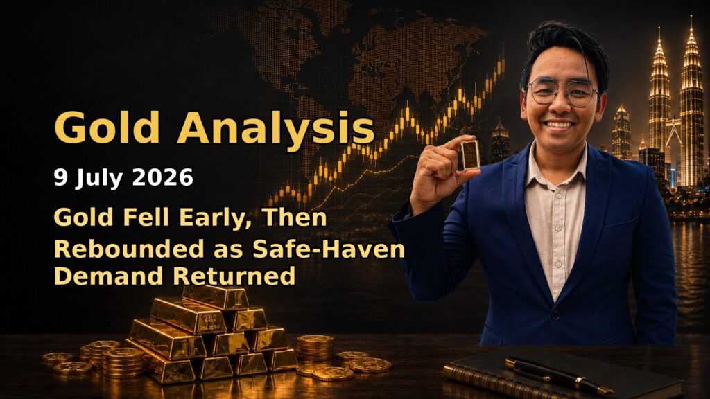 Featured image Gold Analysis Today by Sifu Gold for the 9 July 2026 market date.