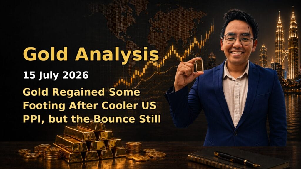 Featured image Gold Analysis Today by Sifu Gold for the 15 July 2026 market date.