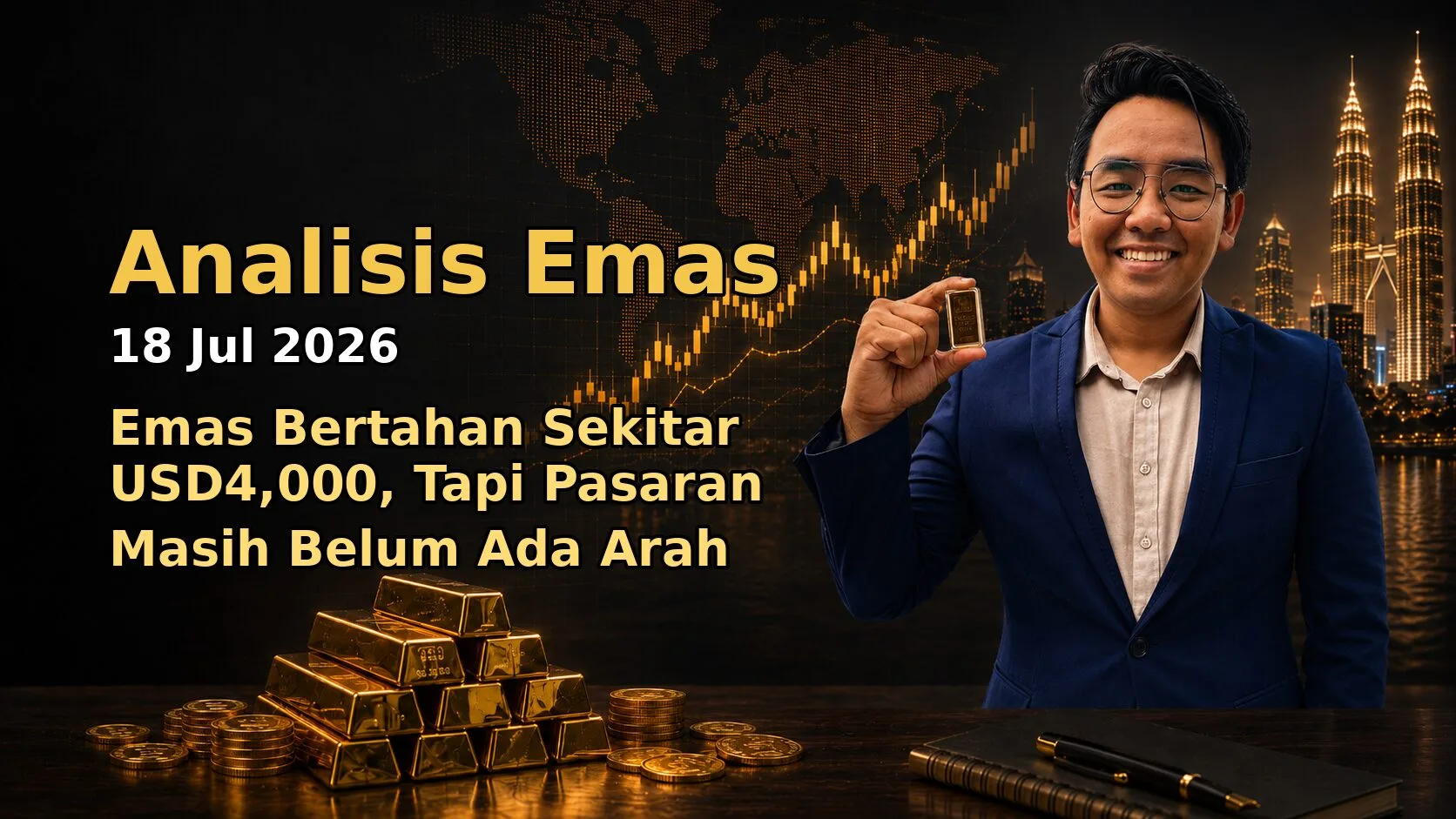 Sifu Gold - Portal Emas Untuk Pelabur Bijak 16 Featured image Analisis Emas Sifu Gold untuk market 18 Jul 2026.