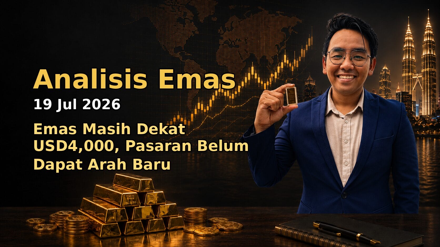 Featured image Analisis Emas Sifu Gold untuk market 19 Jul 2026.
