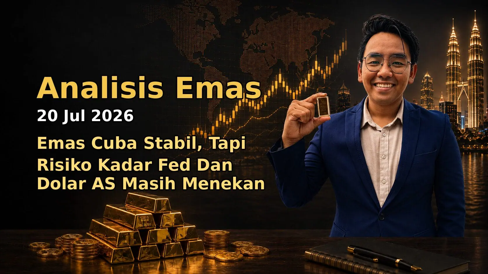 Sifu Gold - Portal Emas Untuk Pelabur Bijak 17 Featured image Analisis Emas Sifu Gold untuk market 20 Jul 2026.