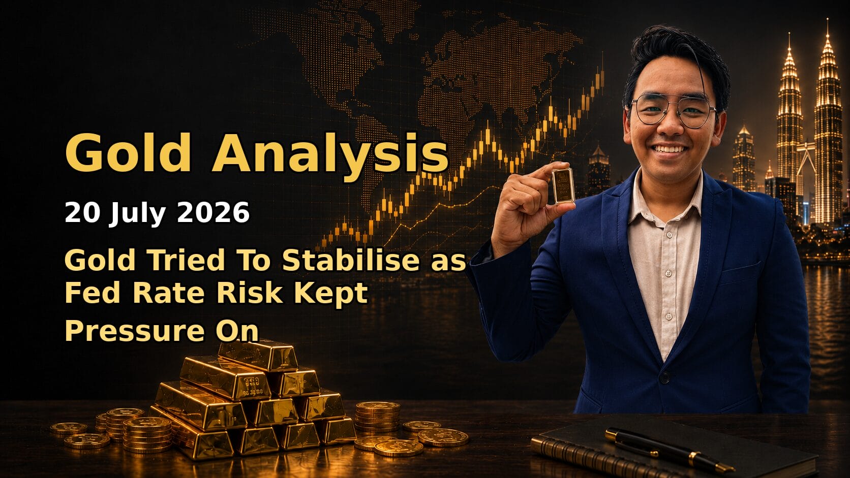 Featured image Gold Analysis Today by Sifu Gold for the 20 July 2026 market date.
