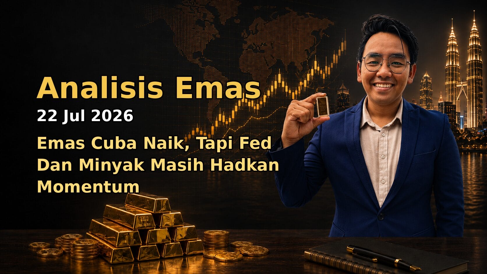 Sifu Gold - Portal Emas Untuk Pelabur Bijak 16 Featured image Analisis Emas Sifu Gold untuk market 22 Jul 2026.