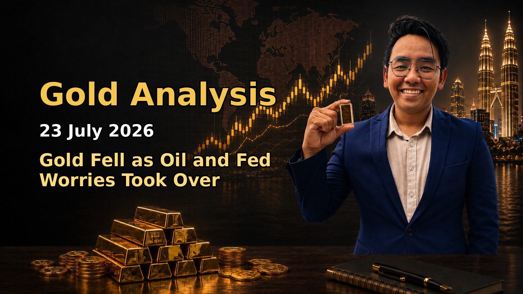 Featured image Gold Analysis Today by Sifu Gold for the 23 July 2026 market date.