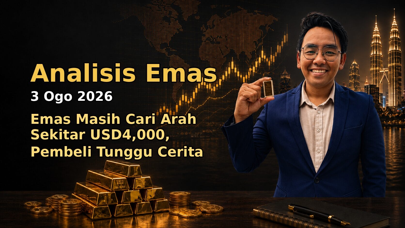 Sifu Gold - Portal Emas Untuk Pelabur Bijak 16 Featured image Analisis Emas Sifu Gold untuk market 3 Ogo 2026.