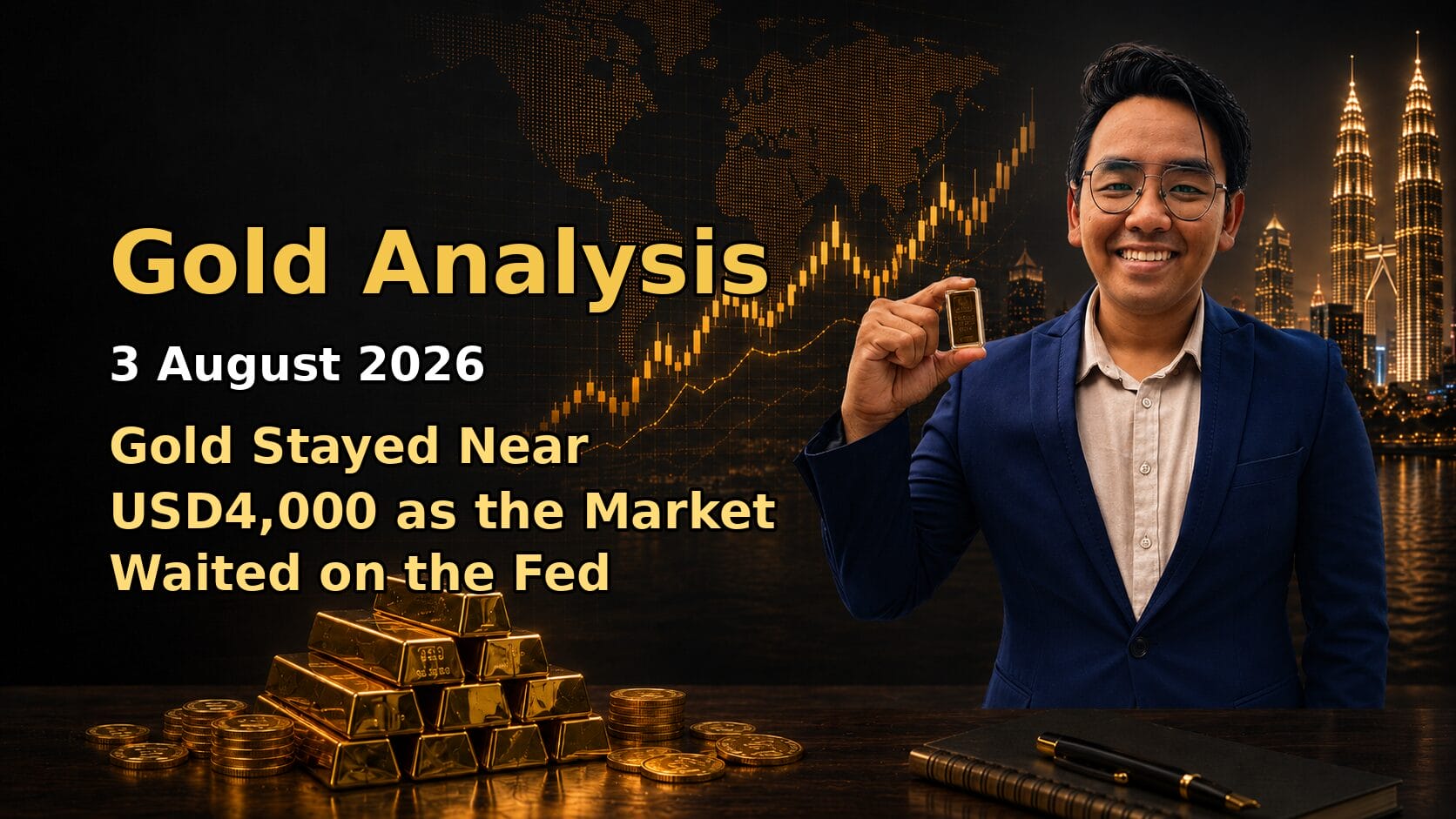 Featured image Gold Analysis Today by Sifu Gold for the 3 August 2026 market date.