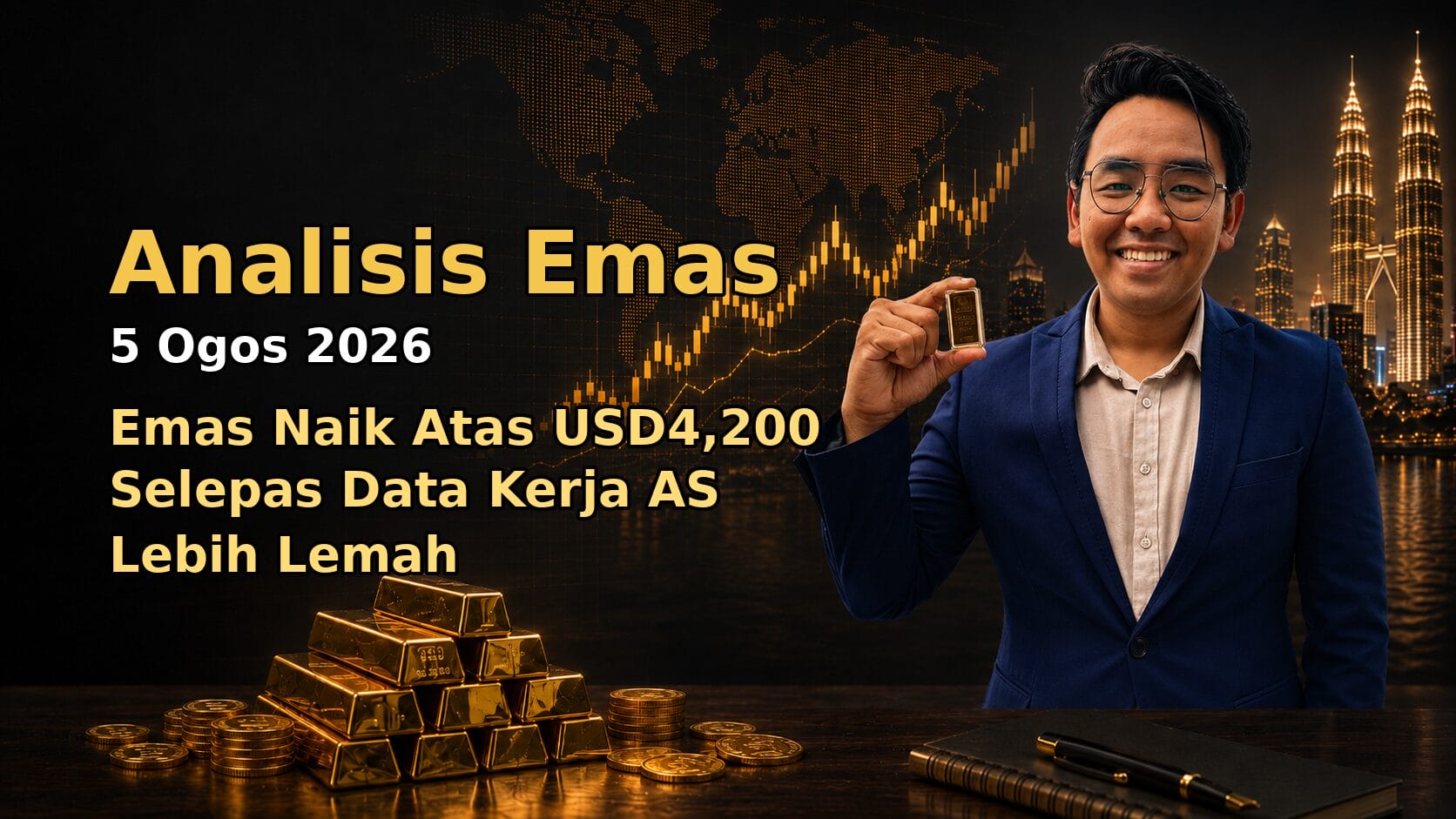 Sifu Gold - Portal Emas Untuk Pelabur Bijak 16 Featured image Analisis Emas Sifu Gold untuk market 5 Ogos 2026.