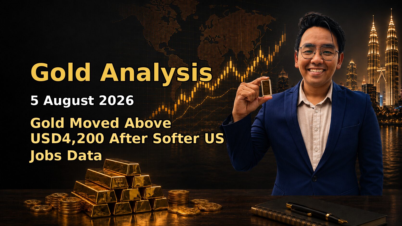 Featured image Gold Analysis Today by Sifu Gold for the 5 August 2026 market date.