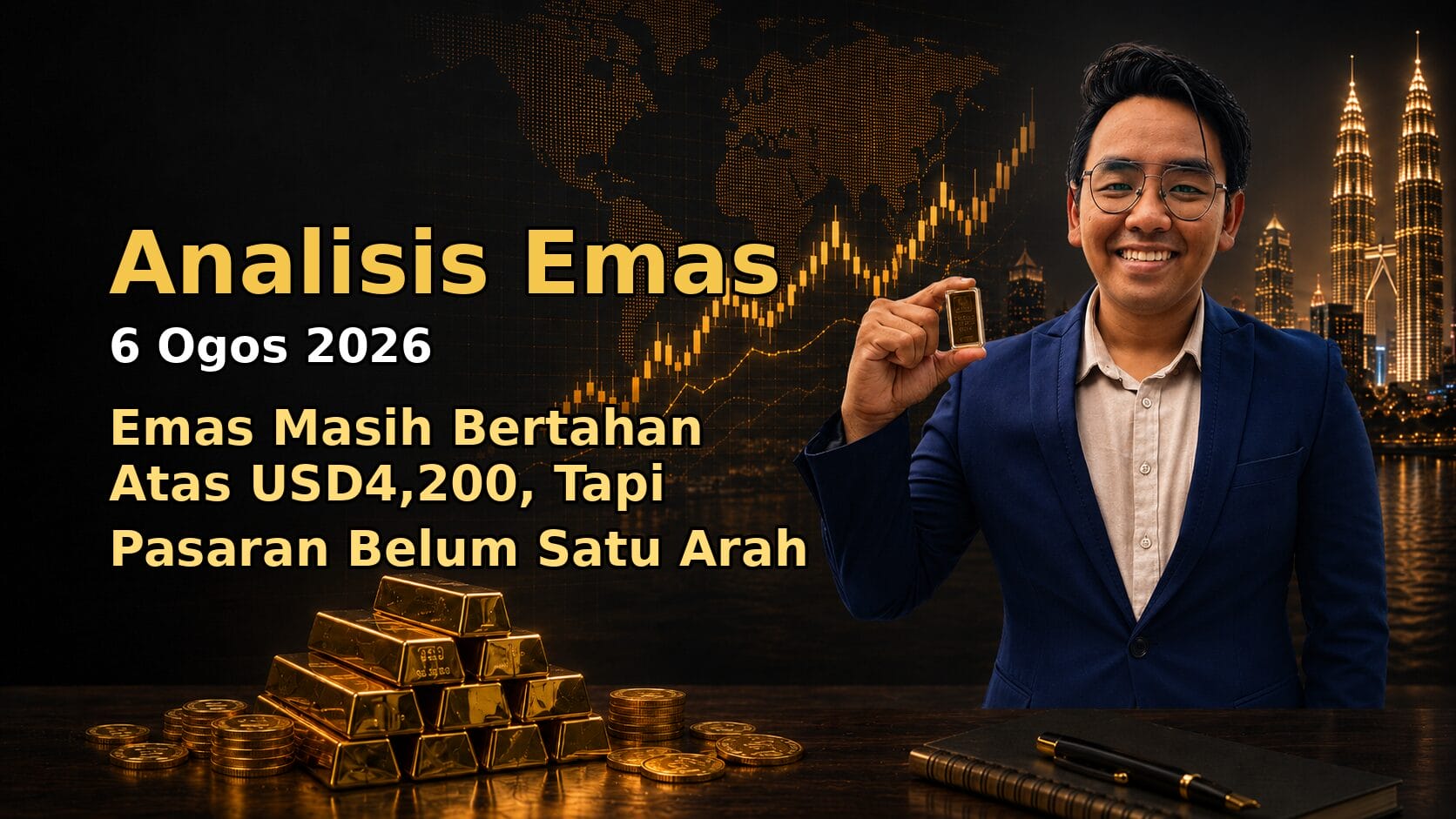 Sifu Gold - Portal Emas Untuk Pelabur Bijak 16 Featured image Analisis Emas Sifu Gold untuk market 6 Ogos 2026.