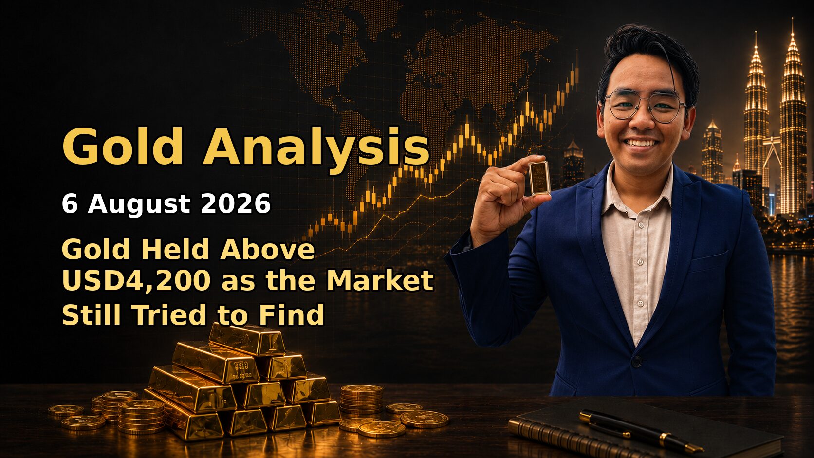 Featured image Gold Analysis Today by Sifu Gold for the 6 August 2026 market date.