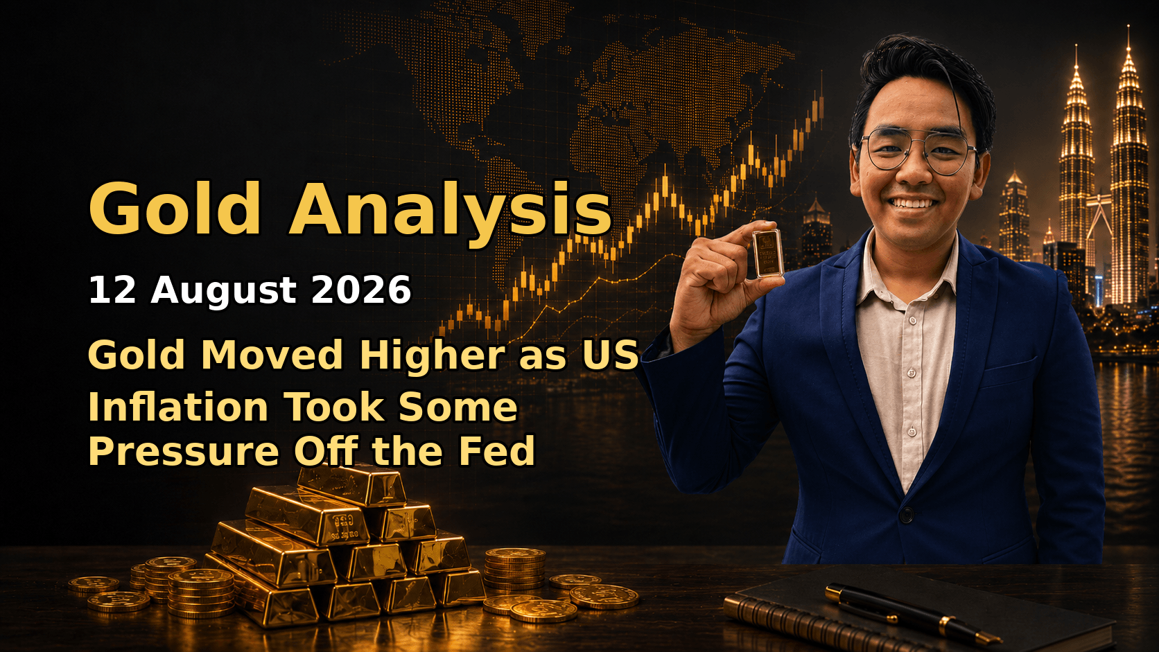 Featured image Gold Analysis Today by Sifu Gold for the 12 August 2026 market date.