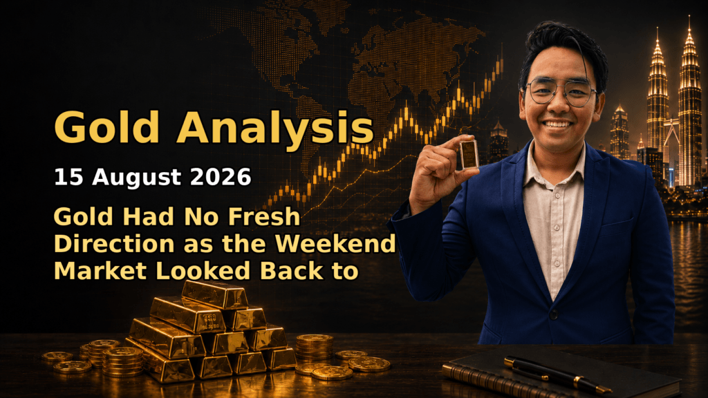 Featured image Gold Analysis Today by Sifu Gold for the 15 August 2026 market date.