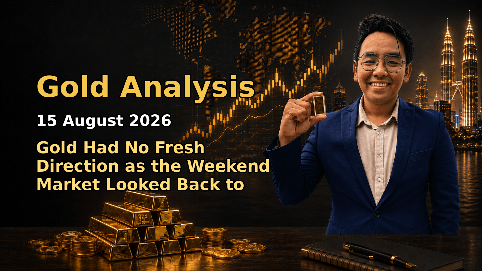 Featured image Gold Analysis Today by Sifu Gold for the 15 August 2026 market date.