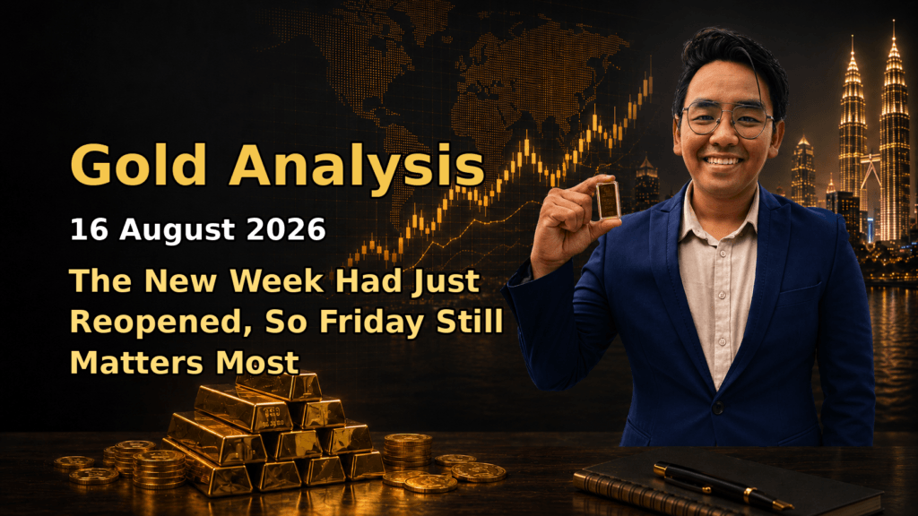 Featured image Gold Analysis Today by Sifu Gold for the 16 August 2026 market date.