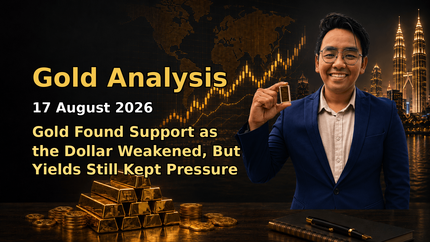 Featured image Gold Analysis Today by Sifu Gold for the 17 August 2026 market date.