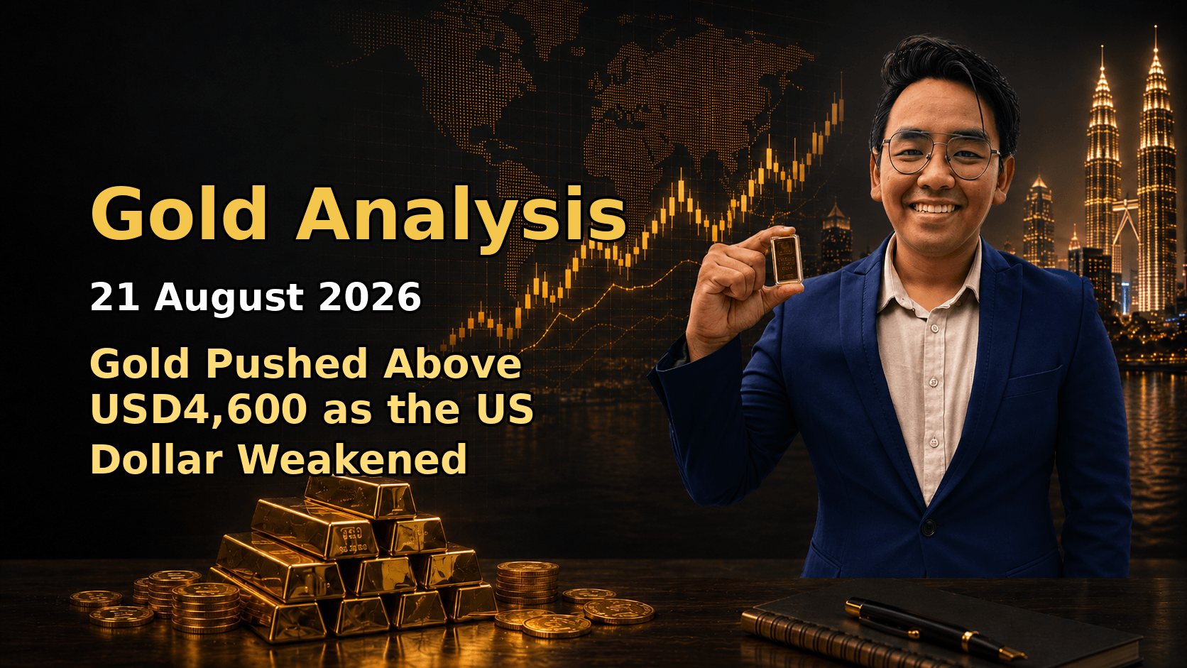 Featured image Gold Analysis Today by Sifu Gold for the 21 August 2026 market date.