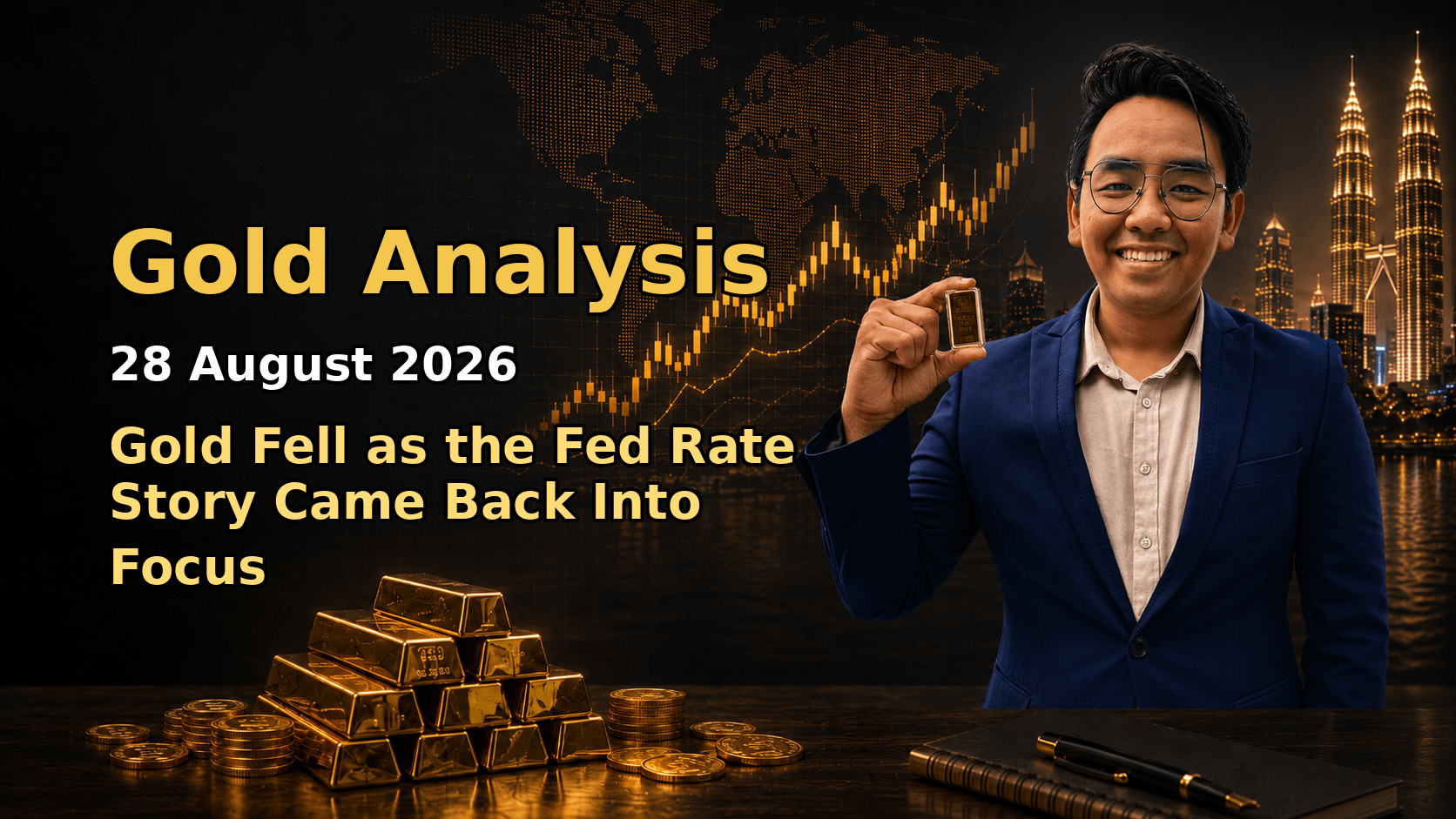 Featured image Gold Analysis Today by Sifu Gold for the 28 August 2026 market date.