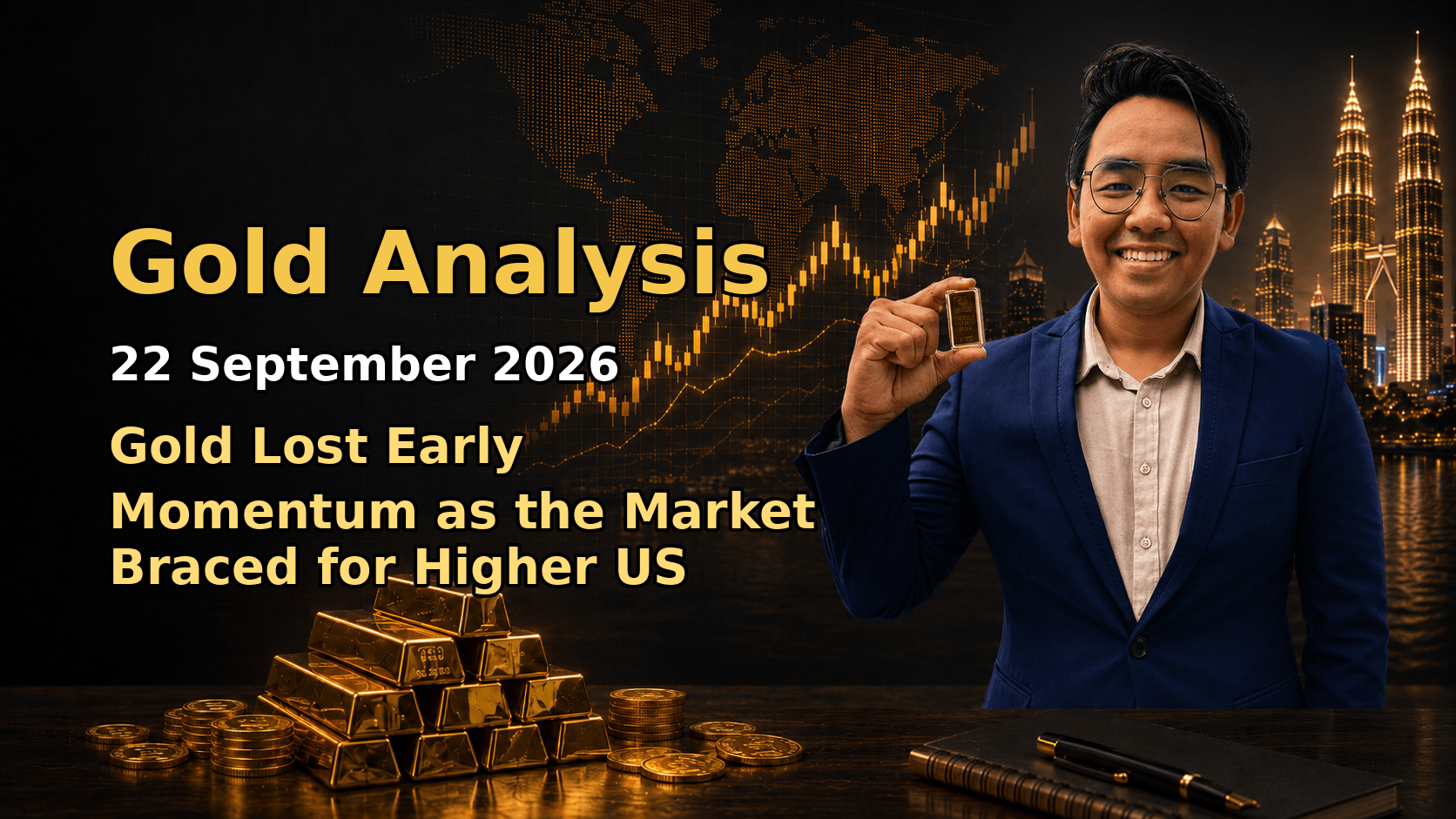 Featured image Gold Analysis Today by Sifu Gold for the 22 September 2026 market date.